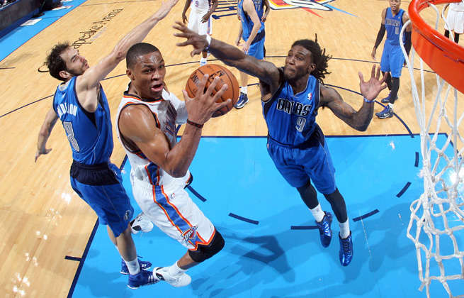 Russell Westbrook has showed some rust, but was plenty aggressive in his first two games back.